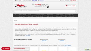 
                            3. ProTread Online Truck Driver Training - Federally Mandated ...