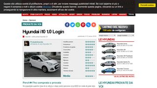 
                            4. Prova Hyundai i10 1.0 Login - Probabilmente - alVolante