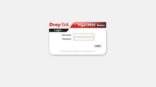 
                            3. provadis.com - Vigor Login Page