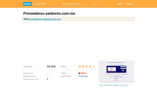 
                            6. Proveedores.sanborns.com.mx: Login Consulta de Proveedores ...