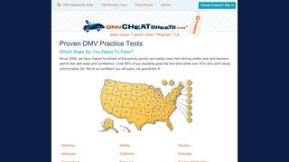 
                            5. Proven DMV Practice Tests -- DMV Cheat Sheets