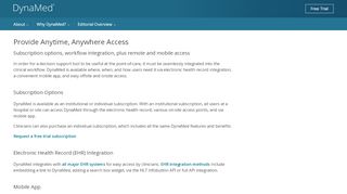 
                            4. Provide Anytime, Anywhere Access | DynaMed