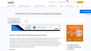 
                            4. Provident Life & Accident Insurance Company - vault.com