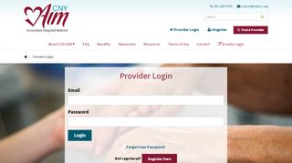 
                            6. Provider Login | CNY AIM