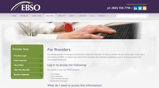 
                            7. Provider Login | Employee Benefit Plans & Administration | EBSO ...