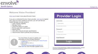 
                            10. Provider Login - Envolve Vision ® Providing vision care …