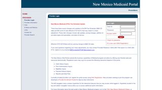 
                            8. Provider Login - New Mexico Medicaid Portal - Conduent