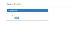 
                            5. Provider Login - Provider Portal - Bankers Fidelity