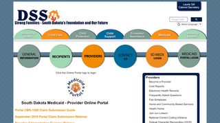 
                            1. Provider Online Portal - South Dakota Department of Social Services
