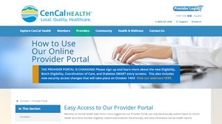
                            6. Provider Portal | CenCal Health Insurance Santa Barbara and San ...