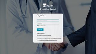
                            5. Provider Portal - EA Health