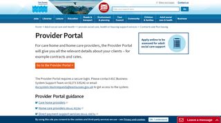 
                            4. Provider Portal – East Sussex County Council