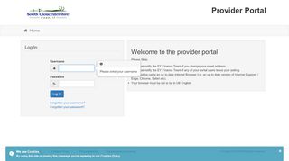 
                            4. Provider Portal - Log In