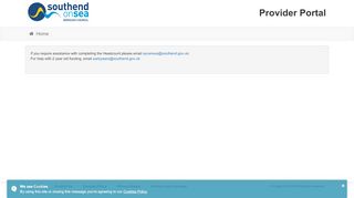 
                            6. Provider Portal - Site Notice