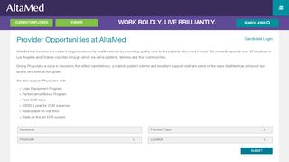 
                            10. Provider - Search and Apply | AltaMed Careers