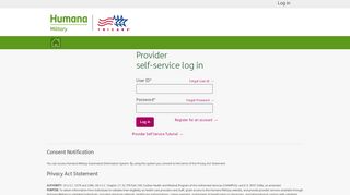 
                            8. Provider Self-Service - Humana Military