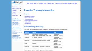 
                            7. Provider Training Information - Arkansas Medicaid - Arkansas.gov