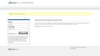 
                            9. provider.multiplan.com - You are a Portal user …