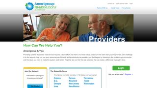 
                            5. Providers – Amerigroup: Home