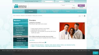 
                            8. Providers - Molina Healthcare