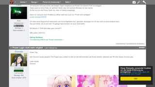 
                            4. Proxer Login nicht mehr möglich - Proxer.Me Anime und Manga Forum