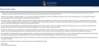 
                            3. Proxy Access Login - Auburn University