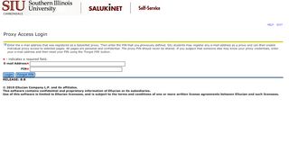 
                            9. Proxy Access Login - Southern Illinois University …