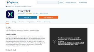 
                            7. Proxyclick Reviews and Pricing - 2019 - Capterra