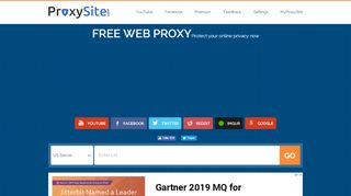 
                            10. ProxySite.com - Free Web Proxy Site