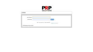 
                            3. PRP solutions | Login V3PRP01