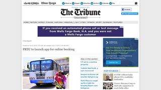 
                            2. PRTC to launch app for online booking - The Tribune