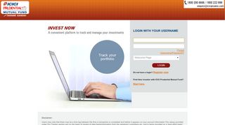 
                            11. Pru Tracker Login - ICICI Prudential Mutual Fund