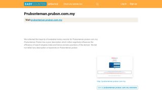 
                            9. Prubsnteman Prubsn (Prubsnteman.prubsn.com.my) - Login Page