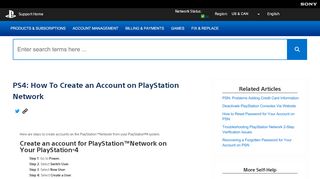 
                            11. PS4: How To Create an Account on PlayStation Network