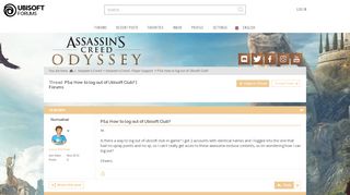 
                            9. PS4: How to log out of Ubisoft Club? | Forums
