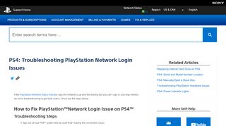 
                            5. PS4: Troubleshooting PlayStation Network Login …