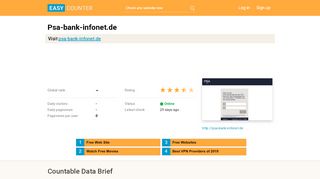 
                            6. Psa-bank-infonet.de: PSA Bank - Login - Easy Counter