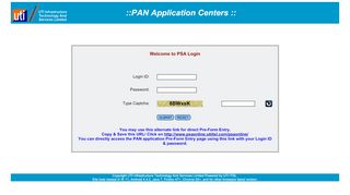 
                            4. PSA Login - UTIITSL