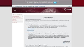 
                            2. PSA Self Registration - PSA - Cosmos