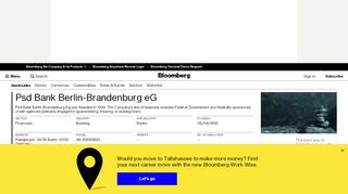 
                            7. Psd Bank Berlin-Brandenburg eG - Company Profile and News