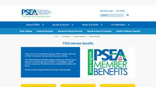 
                            9. PSEA Member Benefits