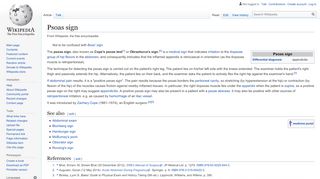 
                            8. Psoas sign - Wikipedia