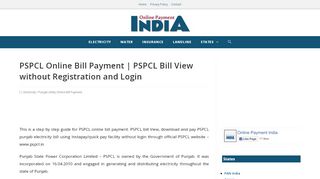 
                            4. PSPCL Online Bill Payment Quick Pay | PSPCL Bill View ...