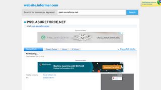 
                            2. pssi.asureforce.net at WI. Redirecting... - Website Informer