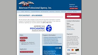 
                            7. Psychiatrist – APA Member | American Professional Agency, Inc.