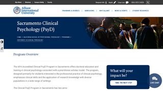 
                            2. PsyD in Clinical Psychology - Sacramento | CSPP | Alliant University ...