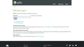 
                            4. PTC.com: Log In - PTC Support Portal