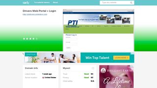 
                            8. ptidrivers.unitedevv.com - Drivers Web Portal » Login - Pti Drivers ...