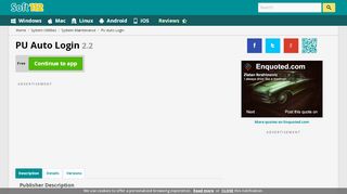 
                            4. PU Auto Login 2.2 Free Download