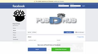 
                            4. Pub-D-Hub - About | Facebook